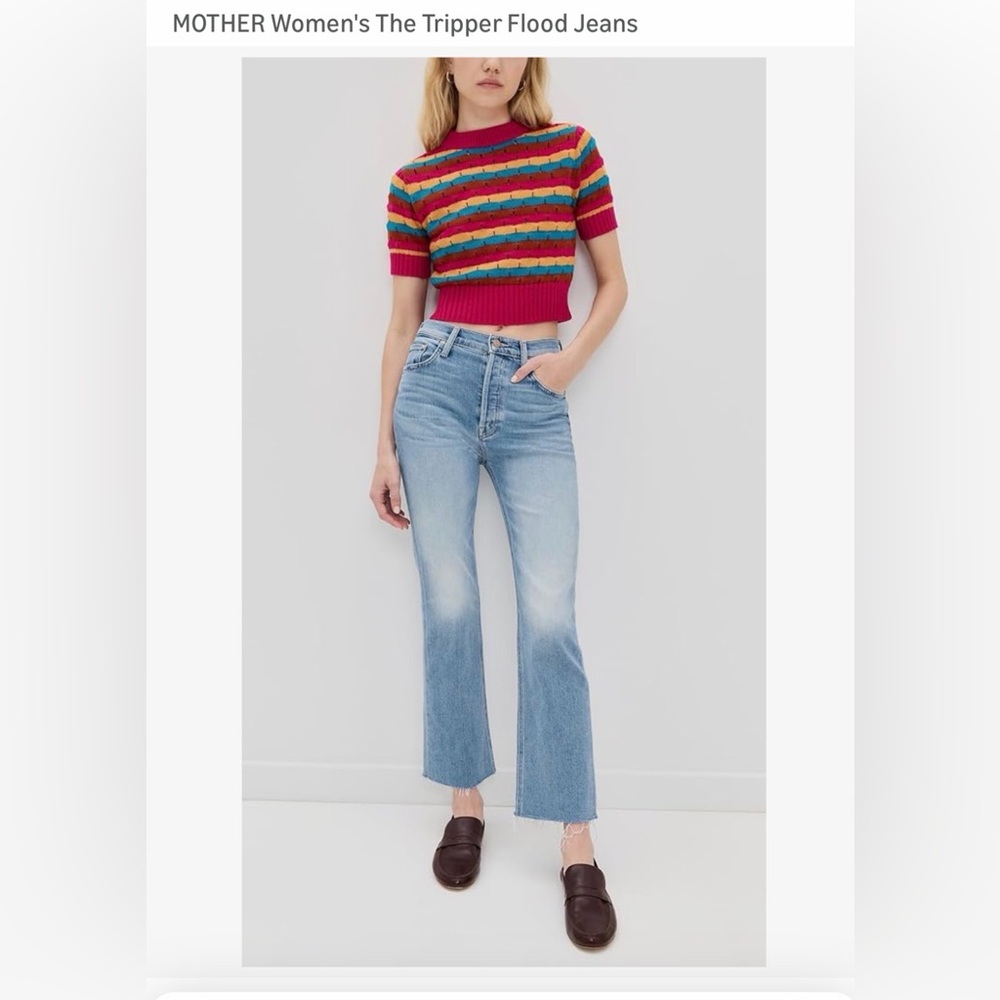 MOTHER women’s Straight Jeans in Light Blue NWT size 34
